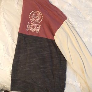 Victoria’s Secret PINK half zip hoodie sweatshirt